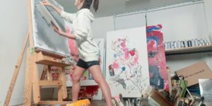 【하지원 Ha Ji Won ハ・ジウォン公式Instagram】Pink Drawing : Coexistence共存 2024.5.26